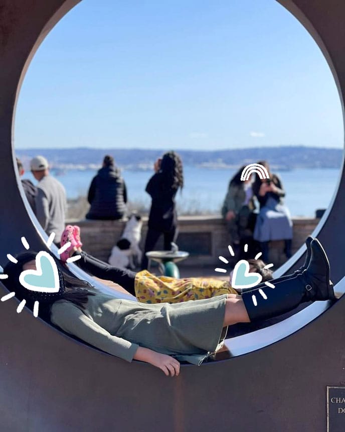 Kerry Park is a perfect stop on any family vacation to Seattle, offering stunning views of the skyline and Space Needle. Kids love climbing and taking photos inside the iconic metal sculpture that frames the city below, making this scenic viewpoint both fun and memorable for all ages.