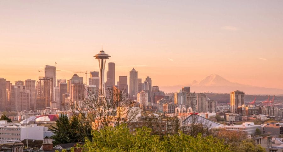 Kerry Park is an absolute must-visit for its iconic views of the city skyline and Mount Rainier