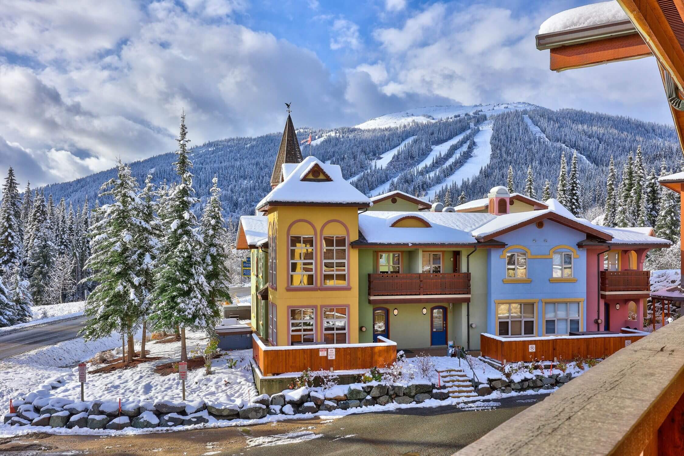 Sun Peaks is an ideal destination for larger families looking to enjoy a cozy and convenient winter vacation together. The resort offers a wide selection of vacation rentals, including spacious townhouses and condos that are perfect for multi-generational travel, big families, or group getaways. Many of these rentals feature multiple bedrooms, full kitchens, private hot tubs, fireplaces, and ski-in/ski-out access—providing all the comforts of home just steps from the slopes. With plenty of room to spread out and relax after a day of skiing or snowboarding, Sun Peaks vacation rentals make it easy to enjoy quality family time in a beautiful alpine setting.